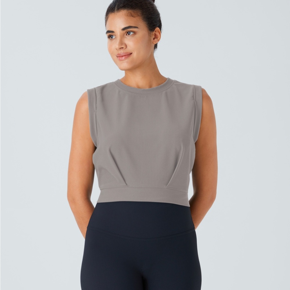 New Patitoff Flow Gray Sleeveless Women's Top